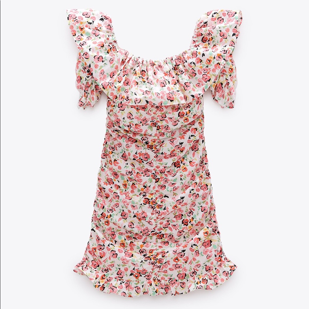 Zara Printed Mini Dress size S